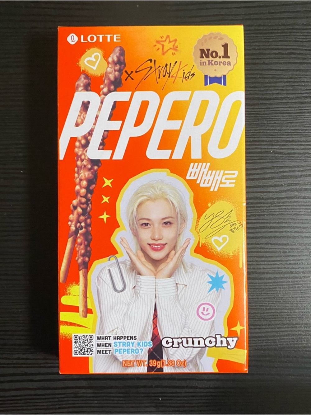 Lotte Pepero Crunchy - Stray Kids Felix